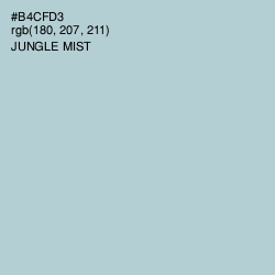 #B4CFD3 - Jungle Mist Color Image